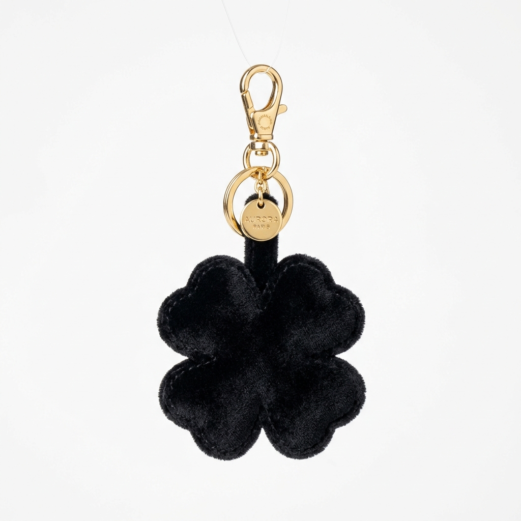 Charm Túi Midnight (Hình hoa 4 cánh nhung)